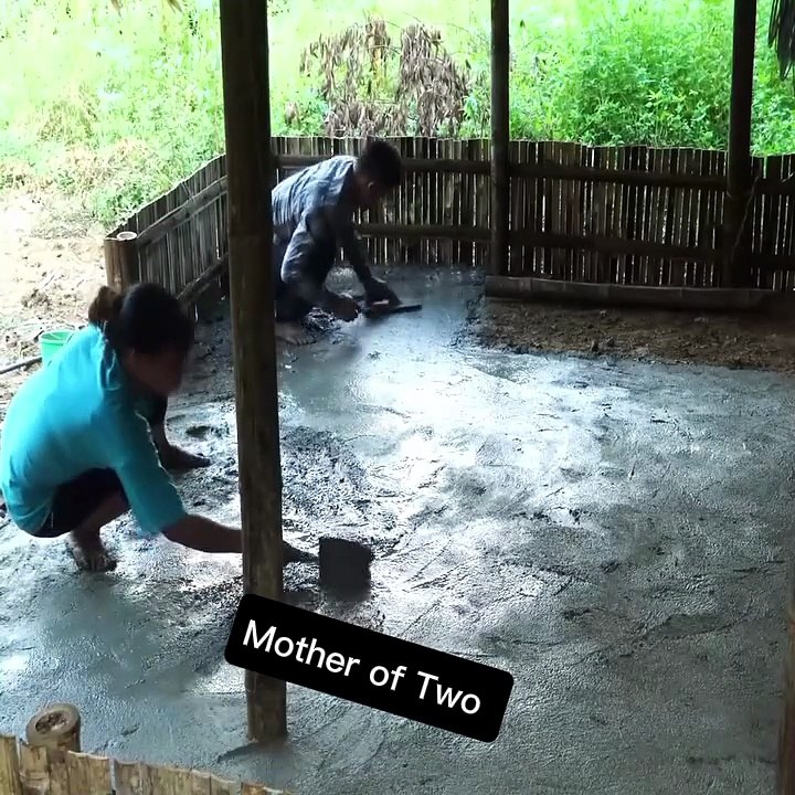 Loving mom