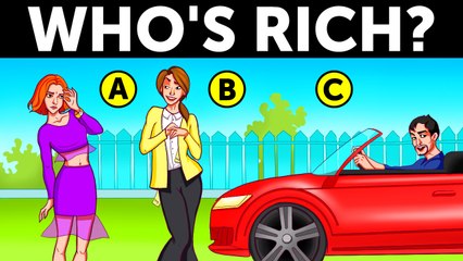 Who's The Richest One In That Place? #riddles #rich #car