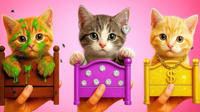 Ma Famille Riche Refuse Ce Pauvre Chaton… Alors Je Le Cache en Secret ! 😿💰