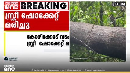 പൊട്ടി വീണ വൈദ്യുതി കമ്പിയിൽ നിന്ന് ഷോക്കേറ്റ് സ്ത്രീ മരിച്ചു; വടകര സ്വദേശി ഉഷയാണ് മരിച്ചത്