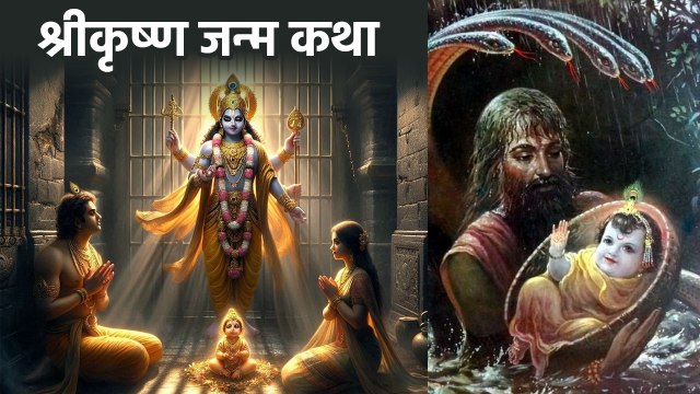Janmashtami Vrat Katha 2025: श्रीकृष्ण जन्म कथा, जन्माष्टमी व्रत कथा | Krishna Birth Story In Hindi