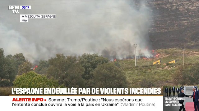 L'Espagne fait face à une dizaine d'incendies incontrôlables dans le nord du pays