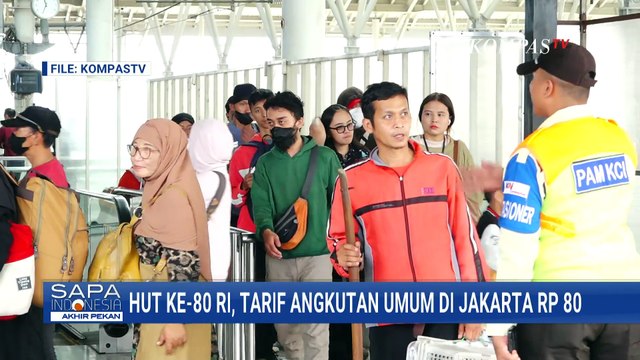 128 Ribu Tiket Kereta Api Ludes Terjual saat Libur Panjang HUT ke-80 RI | SAPA PAGI
