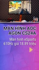 🖥️🔥 Review Nhanh AOC AGON CS24A – Màn Hình 610Hz Cực Mượt Cho Game Thủ 🎮💥