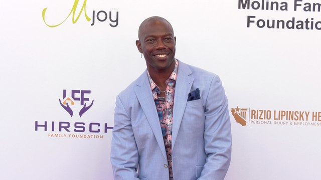 Terrell Owens attends the Harold and Carole Pump Foundation 25th Anniversary Celebrity Dinner red carpet in Los Angeles