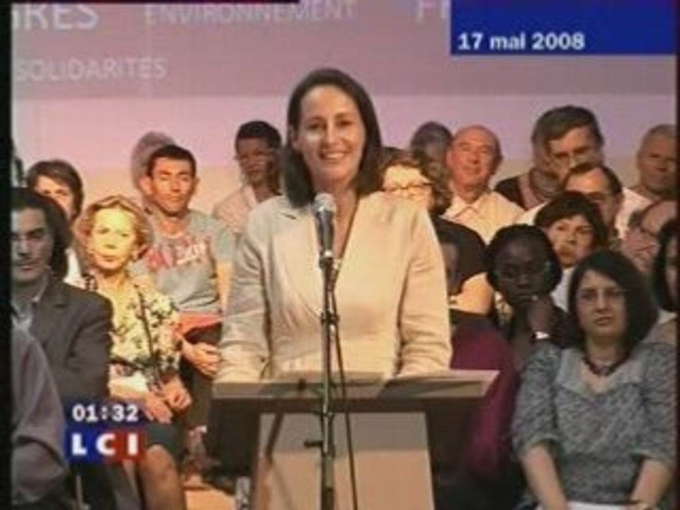 Ségolène Royal - l'Annonce - 16.05.2008