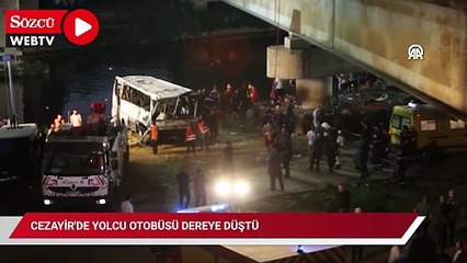 Cezayir'de yolcu otobüsü dereye düştü: 18 kişi boğuldu