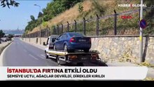 İstanbul’da etkili olan fırtına sonrası manzaralar