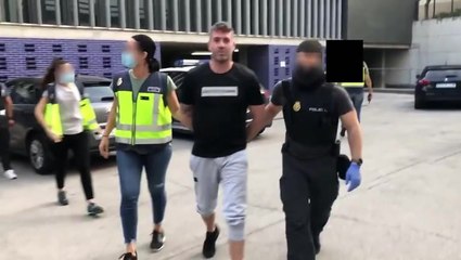 Moment UK drug kingpin who ran £26m empire dances for the camera as he’s arrested by police in Spain