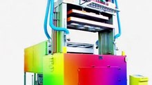 Refrigerator production line single-station vacuum forming machine for cabinet and door liner