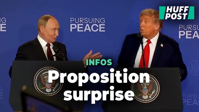 L’invitation surprise de Poutine à Trump à la fin du sommet en Alaska