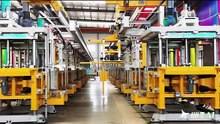 Refrigerator production line equipment, box body foaming line