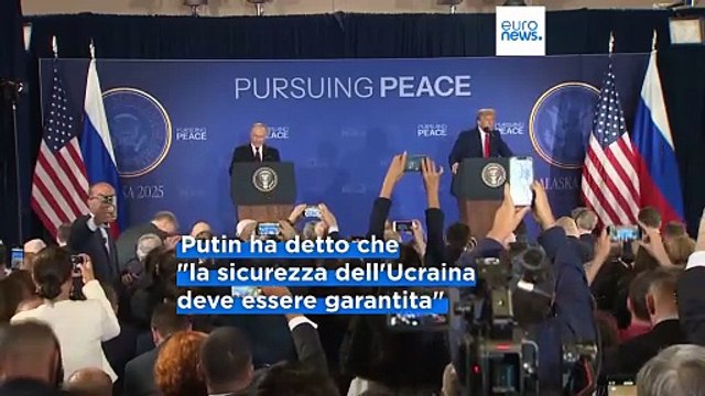 Trump-Putin, nessun accordo per un cessate il fuoco in Ucraina ma fatti grandi progressi in Alaska