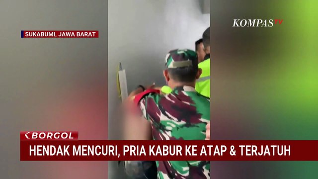 Upaya Pencurian Gagal, Pelaku Kabur ke Atap Rumah dan Jatuh Saat Dikepung Warga | BORGOL