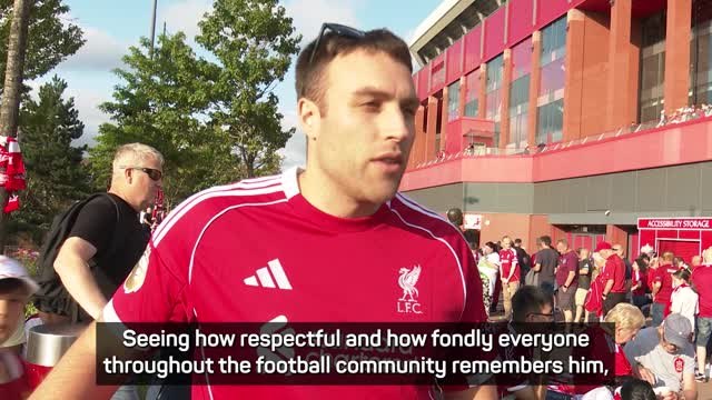 Liverpool fans honour Diogo Jota ahead of Bournemouth game