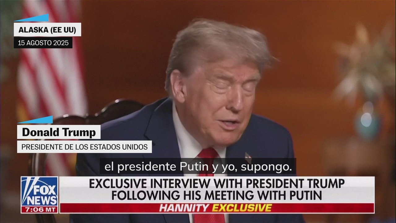 Donald Trump sobre el acuerdo de paz entre Rusia y Ucrania: "Depende de Zelenski aceptarlo o no"
