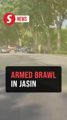 Police nab four over armed brawl in Jasin
