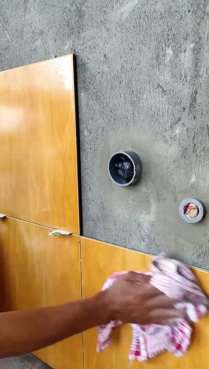 make the right pipe hole in the ceramic