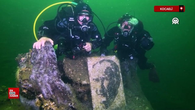 Marmara Depremi'nin merkez üssü Gölcük'te deniz dibindeki afet izleri görüntülendi