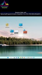 How to create Networked Programm Install folder #shorts