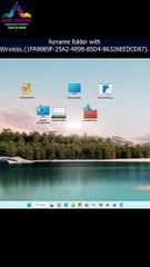 creating wirless folder #shorts