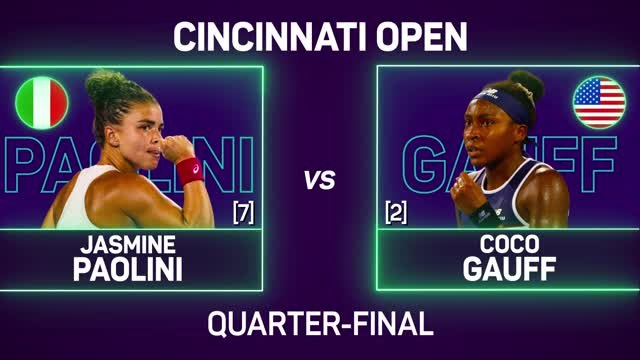Plucky Paolini fights back to beat Gauff in Cincinnati