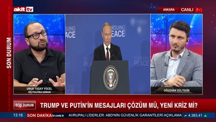 Dış Politika Uzmanı Umur Tugay Yücel, Alaska'daki tarihi zirveyi değerlendirdi