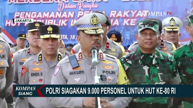 [LIVE] Persiapan Sambut HUT ke-80 RI di Istana Hingga Pesta Rakyat di Monas | KOMPAS SIANG