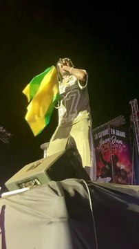 Vybz Kartel à Kourou lors de la Boom Jam One day, dans la nuit de samedi à dimanche 16 août.
