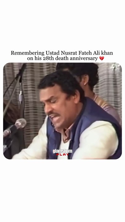28 years gone but the voice still gives chills 🎶✨ Legends like Nusrat Fateh Ali Khan never really leave us ❤️‍🔥   #NusratFatehAliKhan #Qawwali #GlamSham  #SufiMusic   [ Legendary singer , music Heritage , timeless vibes ]