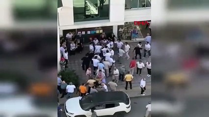 Samsun’da delege seçiminde çıkan kavga kamerada
