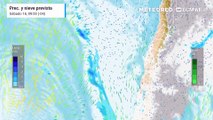 Pronóstico de precipitaciones en Santiago lunes 18 de agosto