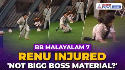 Bigg Boss Malayalam 7: Renu Injured During Task, Social Media Say 'Not Bigg Boss Material'