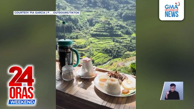 Breakfast with a view sa Banaue Rice Terraces sa Ifugao | 24 Oras Weekend