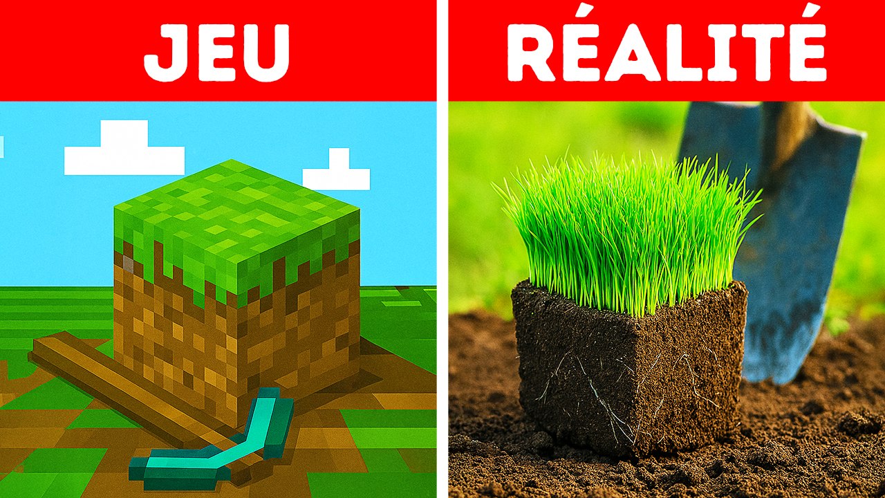 Et si Minecraft prenait vie ? Et autres réalités folles