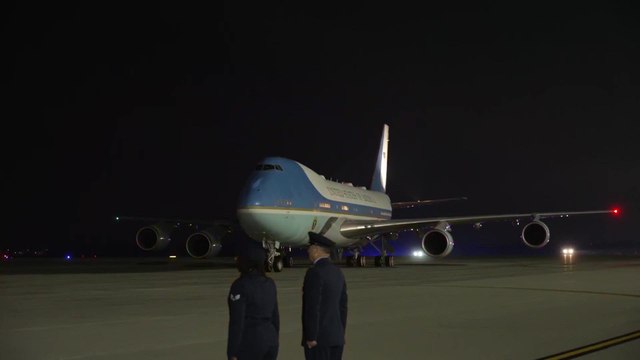 Trump arrives at Joint Base Andrews after Alaska summit with Putin