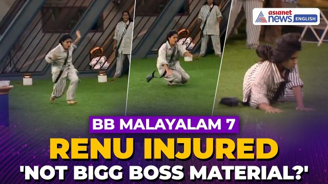 Bigg Boss Malayalam 7: Renu Injured During Task, Social Media Say 'Not Bigg Boss Material'