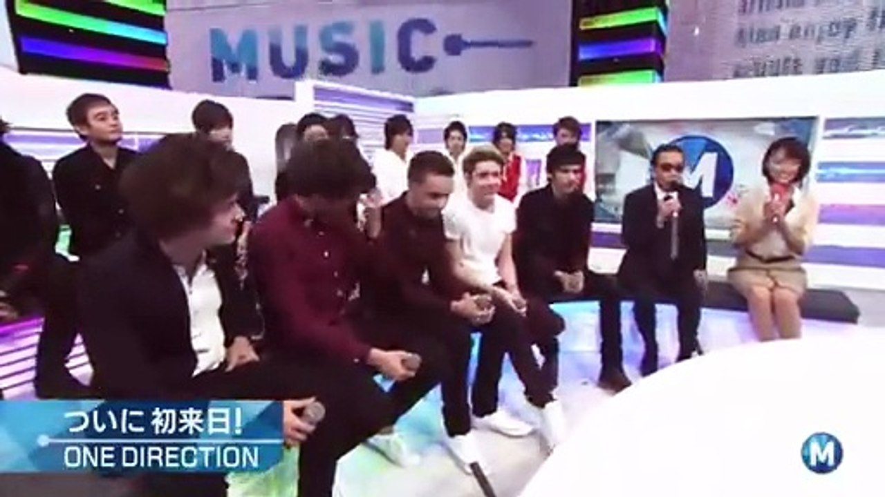 One direction on Japanese tv 2012