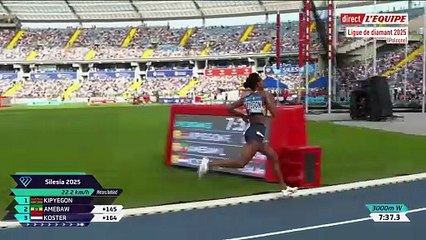 Faith Kipyegon échoue à moins d'une seconde du record du monde du 3000 m lors du meeting de Silésie - Athlé - Ligue de diamant - Chorzow