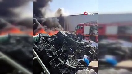 Bursa\'da korkutan yangın