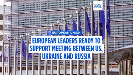 European leaders ready to support trilateral meeting between US, Ukraine and Russia
