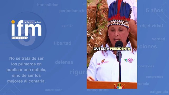 Presidenta del Perú Dina Ercilia Boluarte Zegarra afirma la soberanía del Perú de la isla de Santa Rosa
