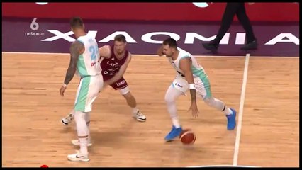 Luka Doncic dejó destellos de superestrella en el amistoso ante Letonia