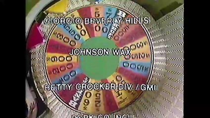 Wheel of Fortune closing credits, 8/13/80