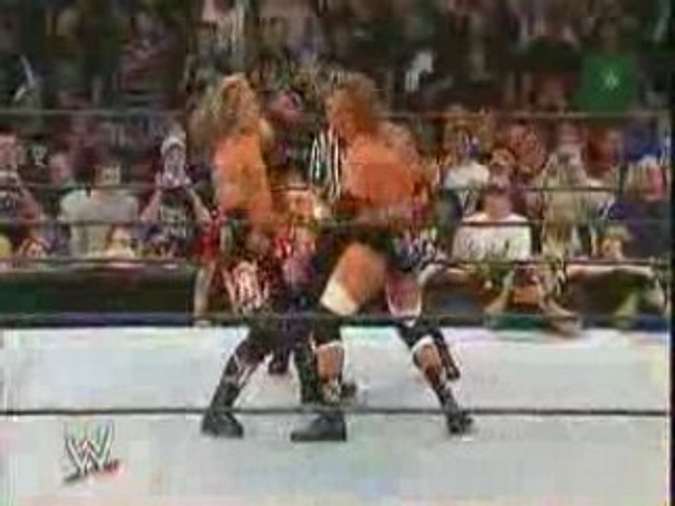 Edge & john cena vs Triple H (Handicap Match)