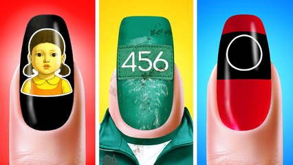 MA NOUNOU EST LA POUPÉE DE SQUID GAME ! 🦑 RICHE VS PAUVRE CHALLENGE 😱