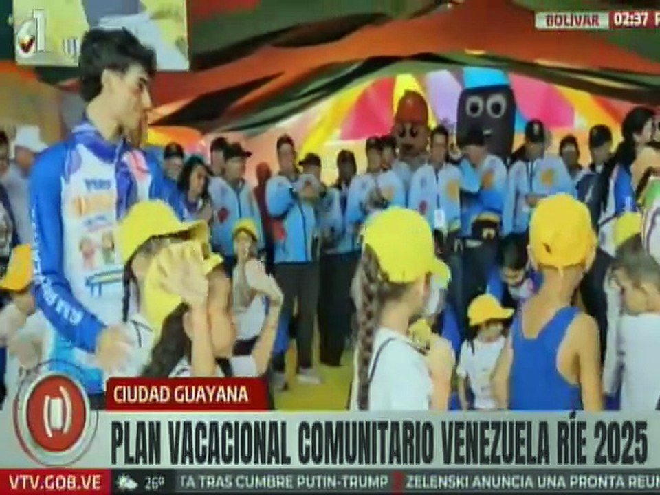 Bolívar | Más de 14 mil niños y niñas de la CVG serán favorecidos con Plan Vacacional Venezuela Ríe 2025
