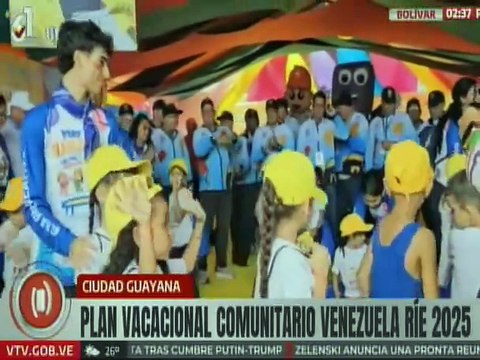 Bolívar | Más de 14 mil niños y niñas de la CVG serán favorecidos con Plan Vacacional Venezuela Ríe 2025