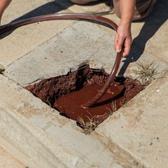 Pedestrians' walkpath repair - pothole upgrade 🚧 #bricolage #repair #handyjob #fyp #howto #craft