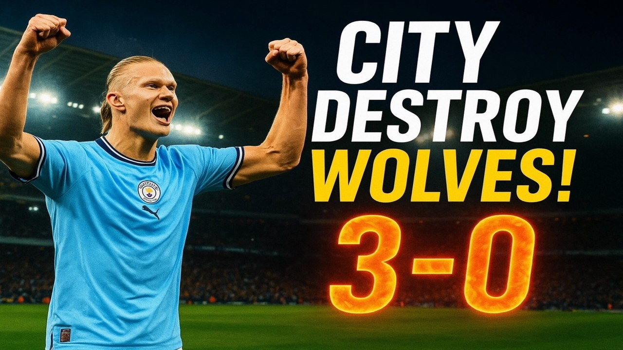 Manchester City Crush Wolves 3-0 | Premier League Highlights 2025 | USA & North America Fans React